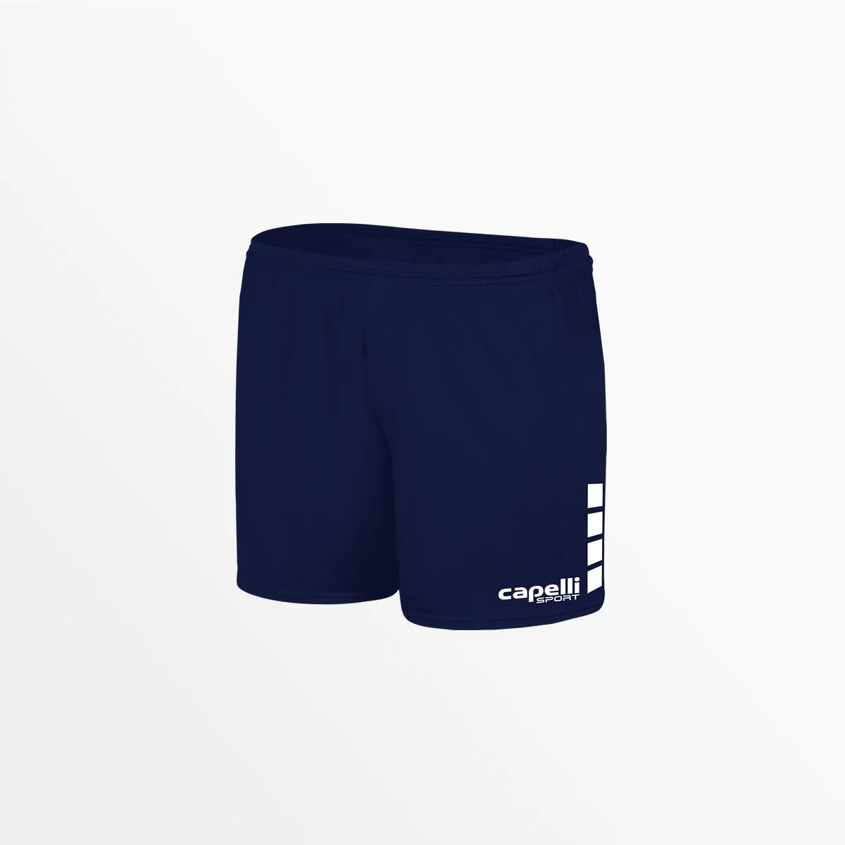 Eco Core AntiPilling Fabric WOMEN'S TEAM MATCH SHORTS WITH 3'' INSEAM AND CUBES