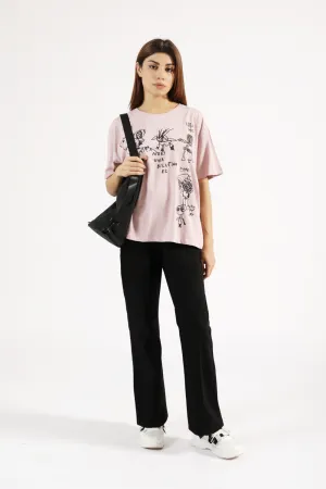 ShapeRetentionCloth ComfortWaistband GRAPHIC OVERSIZED TEE