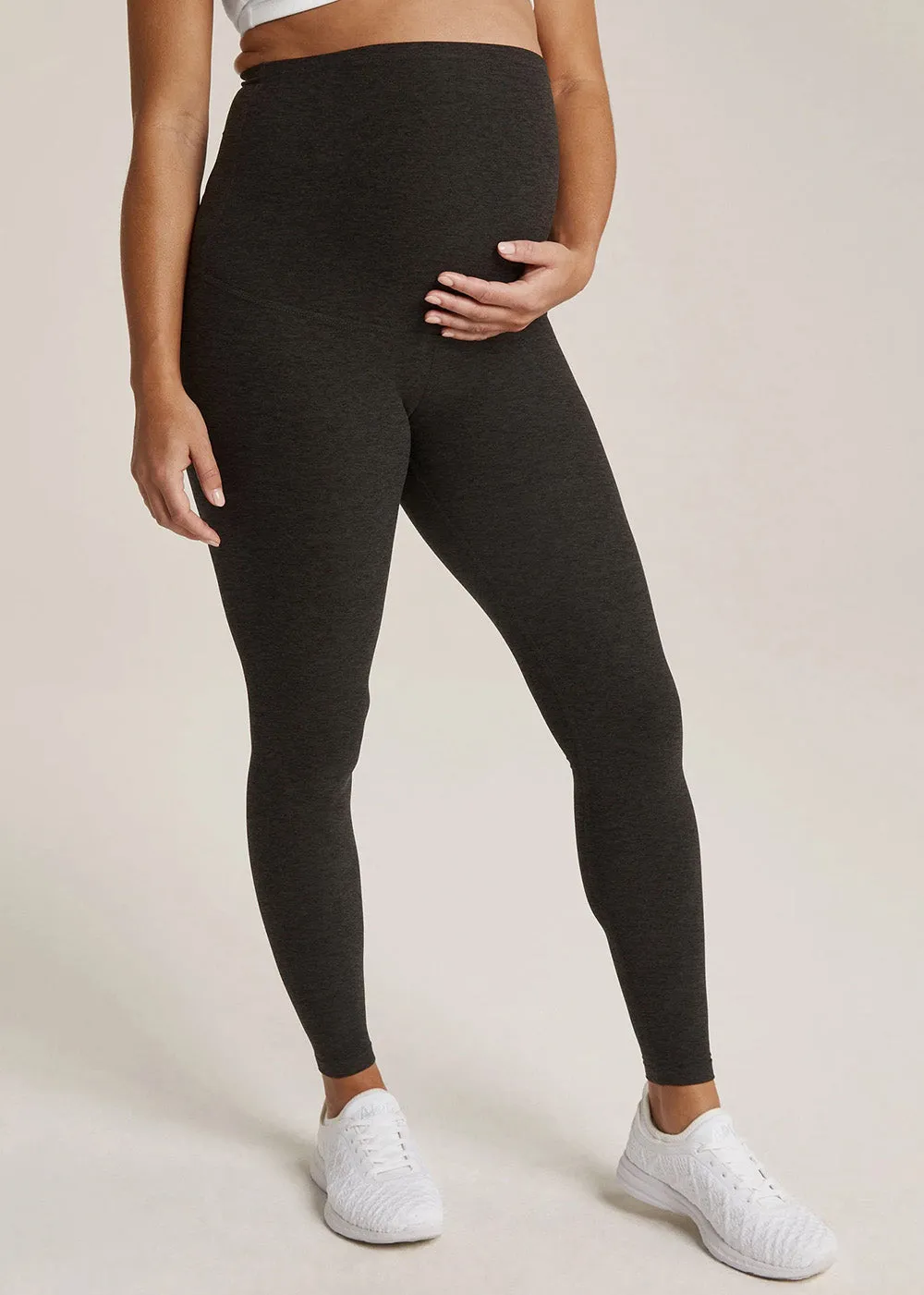 Beyond Yoga Love The Bump Maternity Midi Legging - Darkest Night Myth Glow