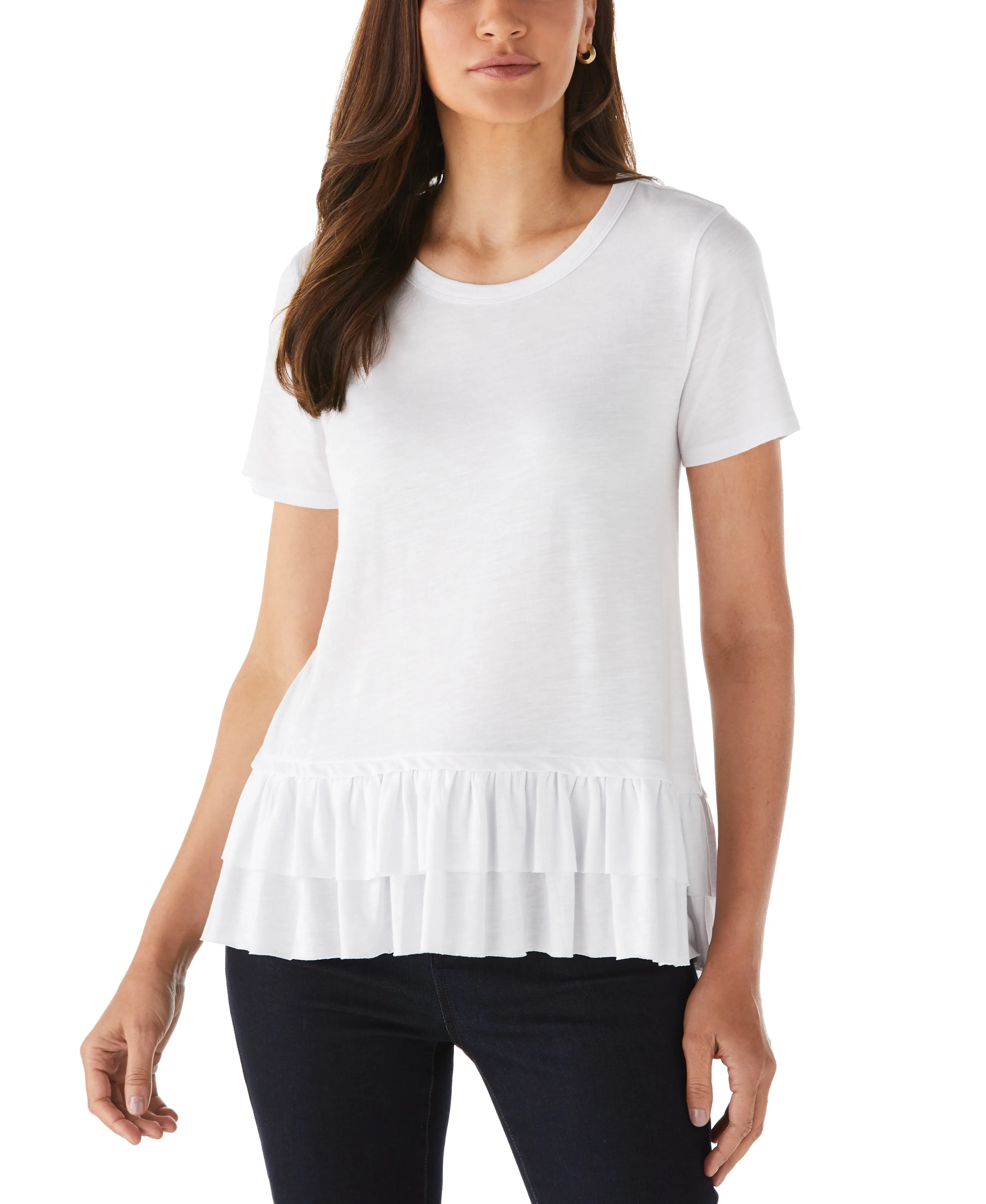 Ruffle Tee FlexSeamTechnology