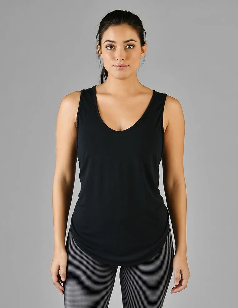 Glyder Free Spirit Tank - Black Workout Essential