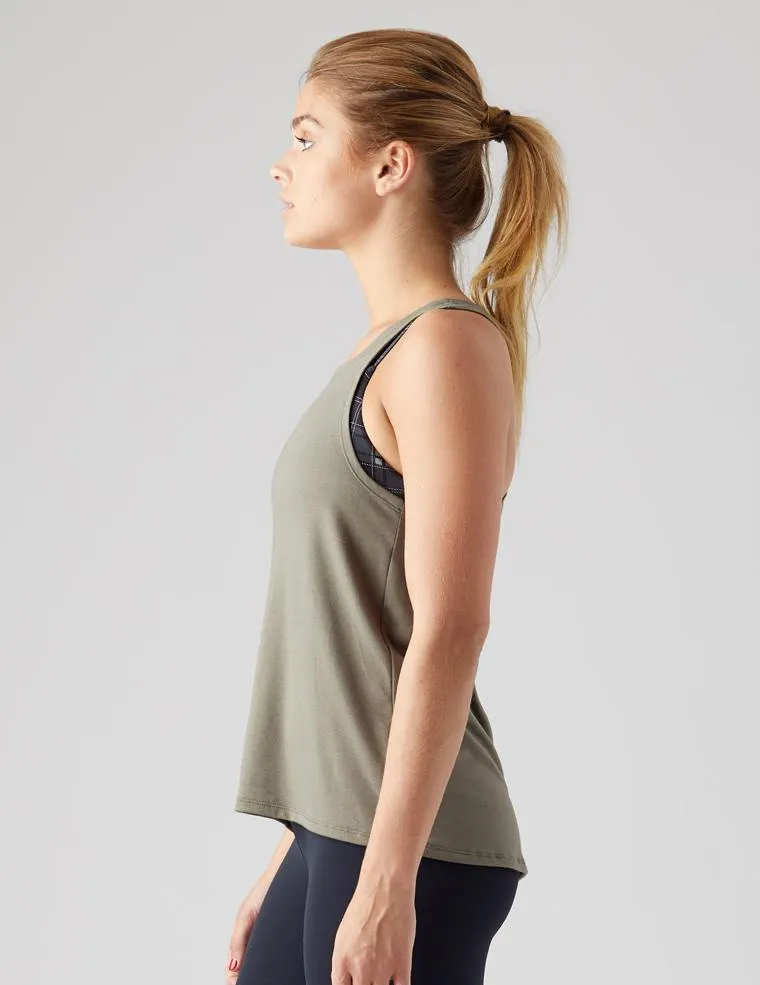 Flex Cuff Anti Odor Material Glyder United Tank - Dark Moss