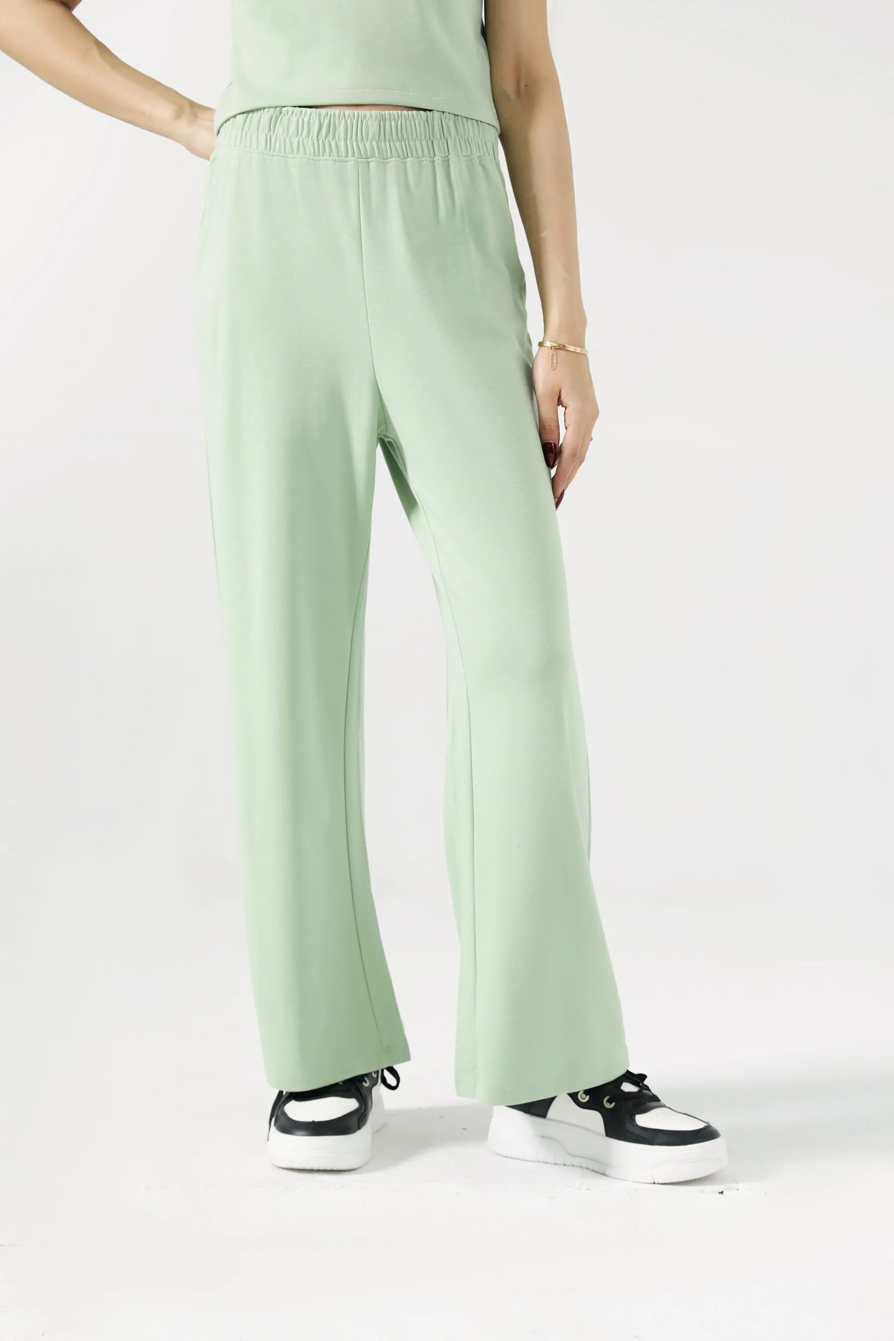 WIDE LEG TROUSERS Side zipper