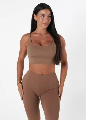 PERFORMANCE CROP - MOCHA FlexibleCuff