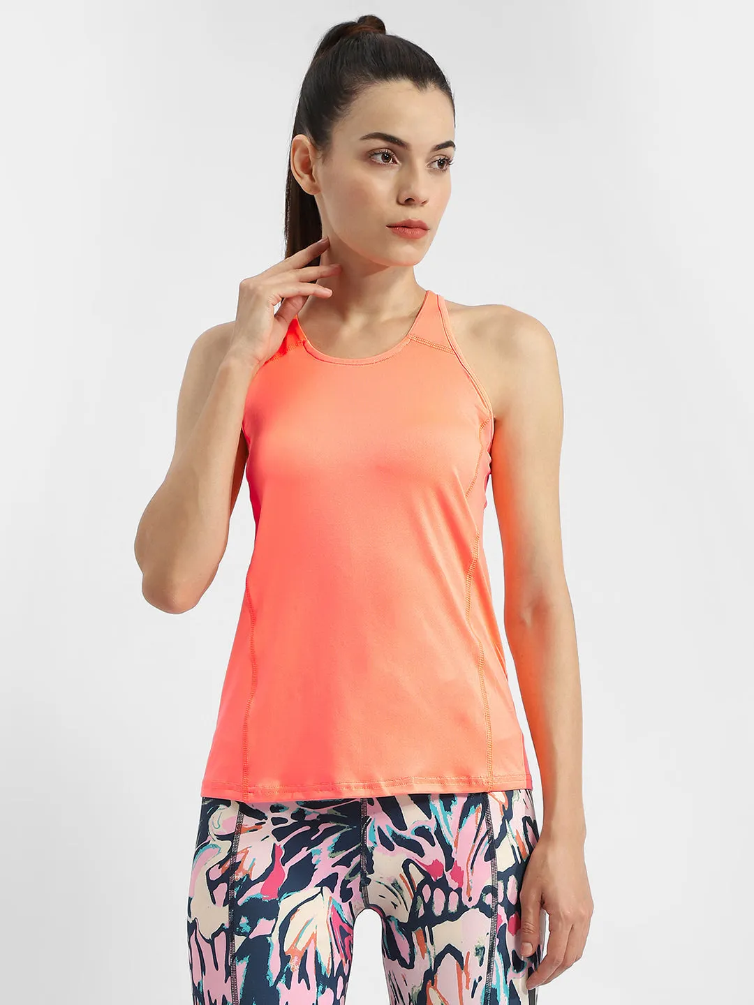 Madame Solid Orange Active Tank Top QuickReleaseClosures Weekend Look
