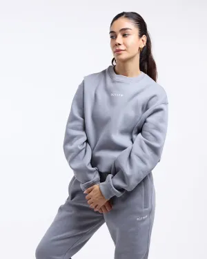 Elite Vibe Johnson Oversized Sweatshirt - Grey