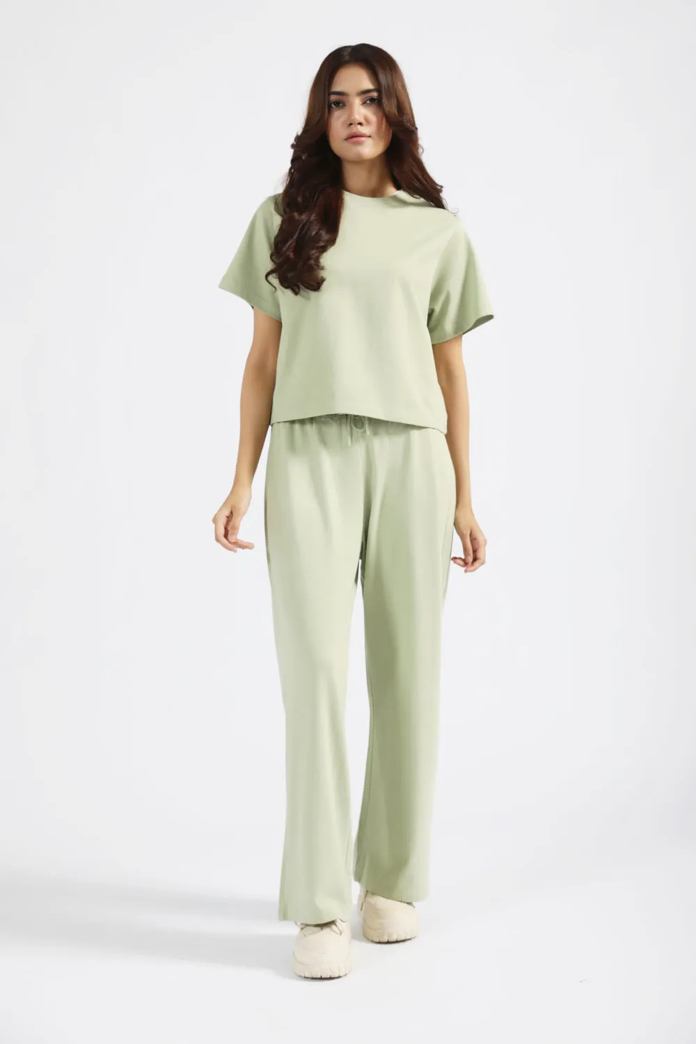 Trendy Design All-Occasion Wear TEXTURED BOX FIT TEE