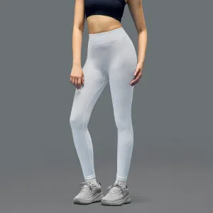 Breathable Weave Limitless Snatched Legging - White