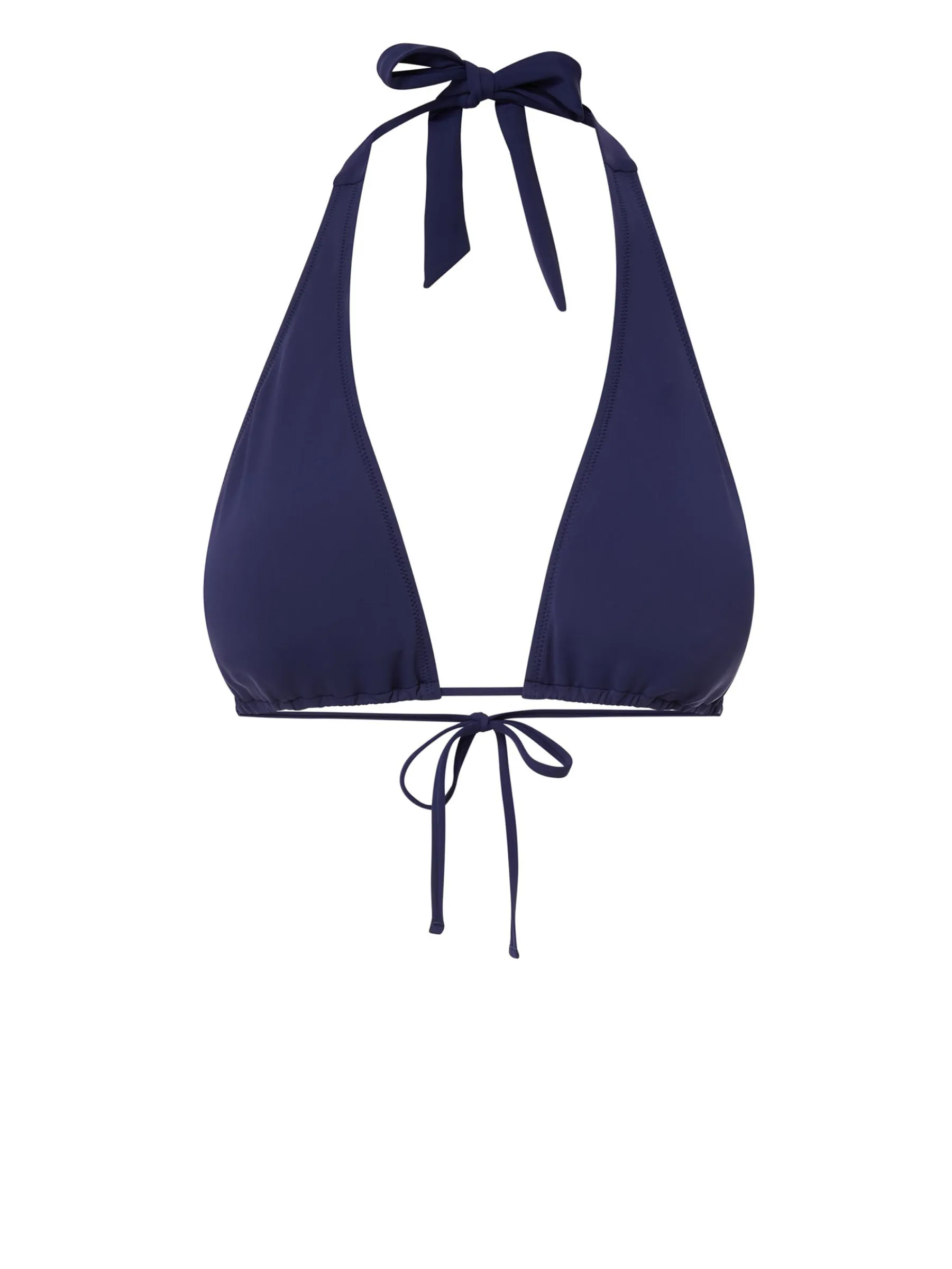 Allison Top Navy Satin Soft Cup Support Racerback Support System