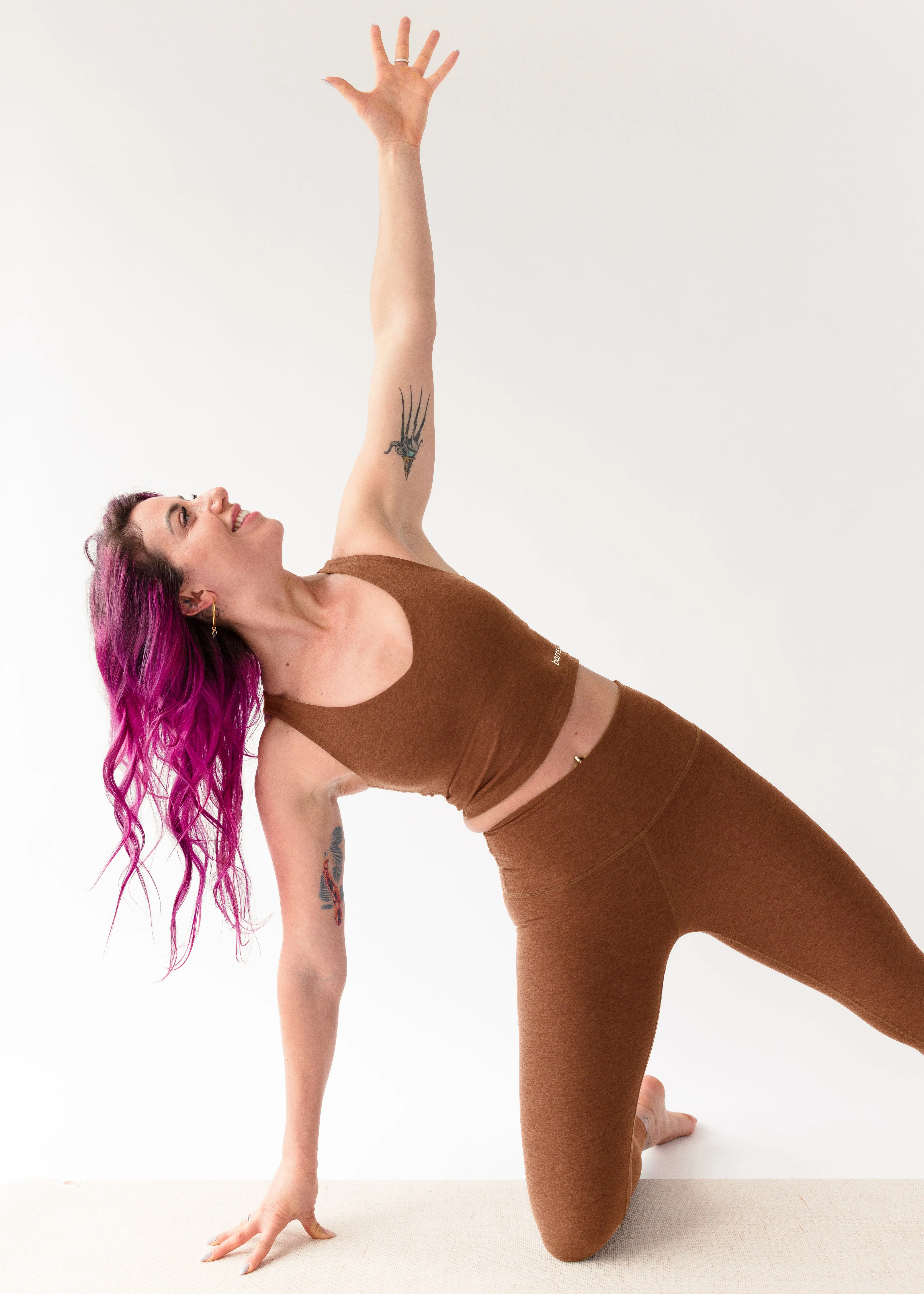 WaterRepellentSurface Chill Fit Spacedye High Waisted Midi Legging