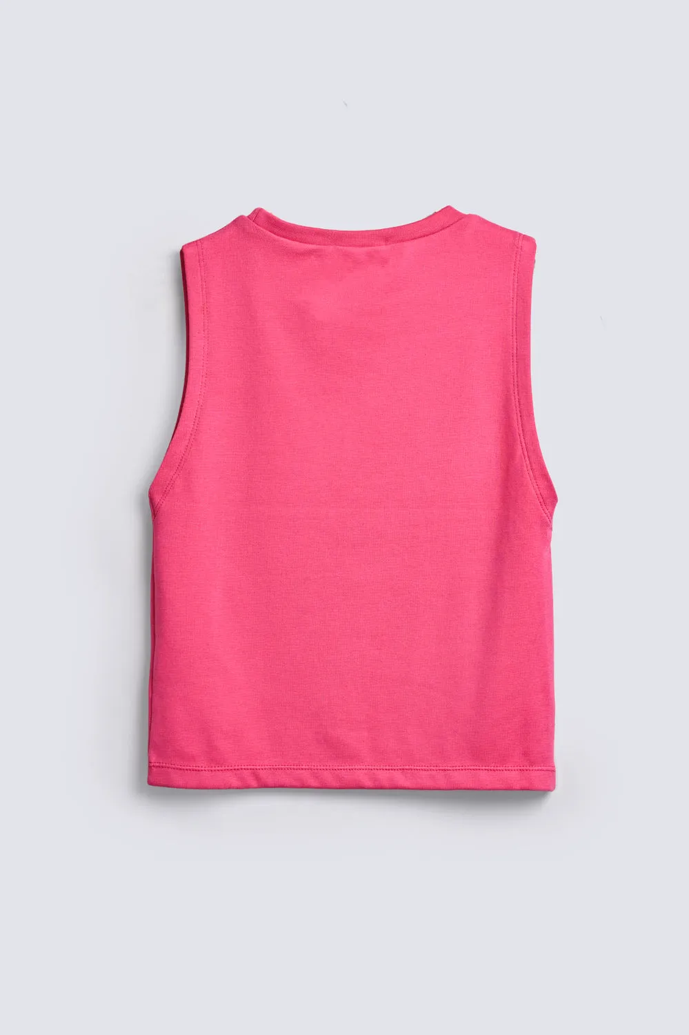 Light Fabric Rustic Ease CROPPED TANK TOP