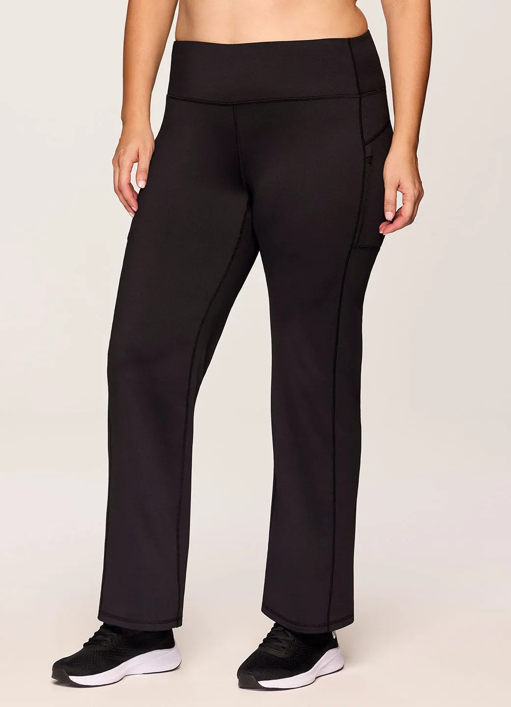 Plus Boost Fleece Lined Bootcut Pant Dry Layer Breathable Comfort Wear