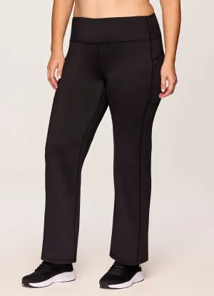 Plus Boost Fleece Lined Bootcut Pant Dry Layer Breathable Comfort Wear