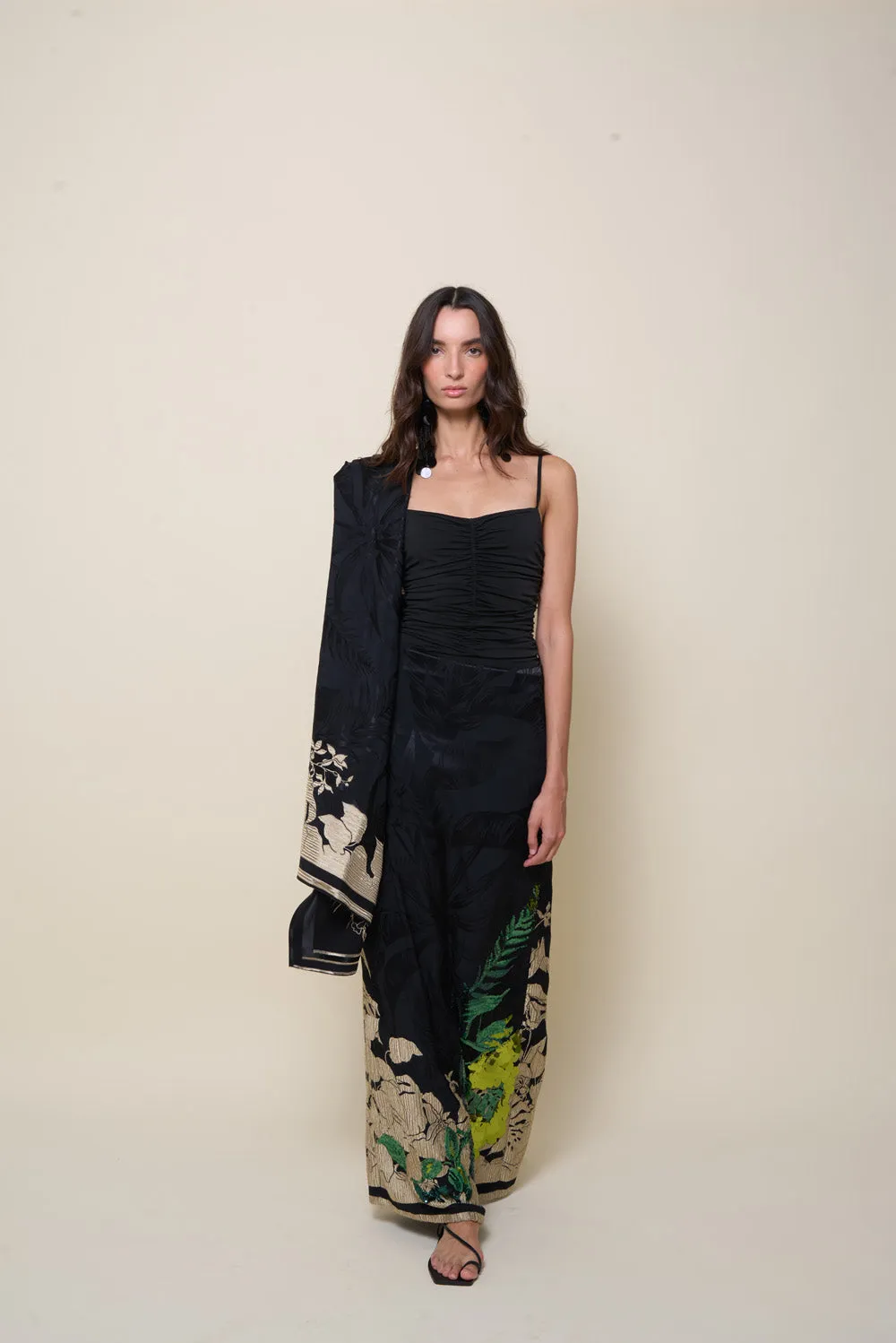 Andalusian Echoes Skirt Invisible Seams Cozy Outfit