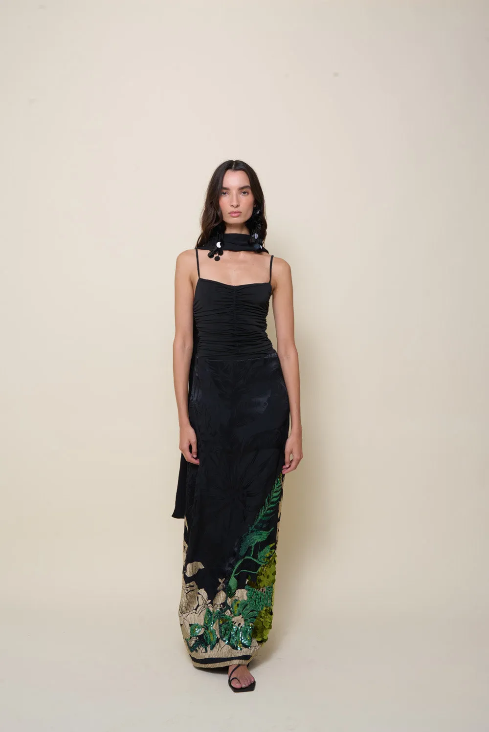 Leg Elongating Andalusian Echoes Skirt
