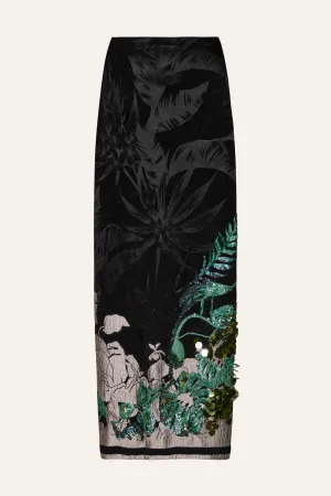 Street Style Glossy Texture Andalusian Echoes Skirt