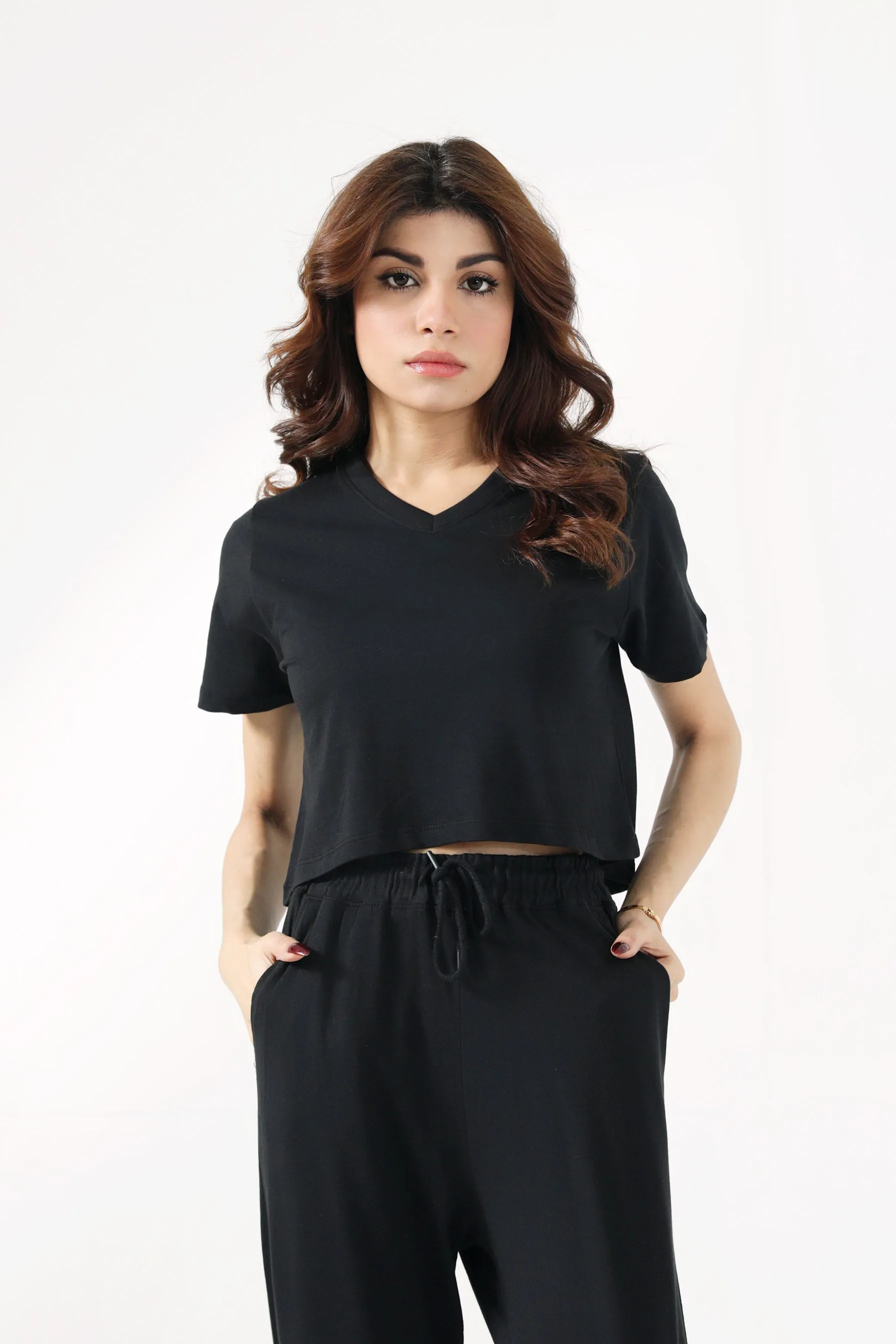 Leader Core TemperatureRegulatingLining BASIC CROPPED TEE
