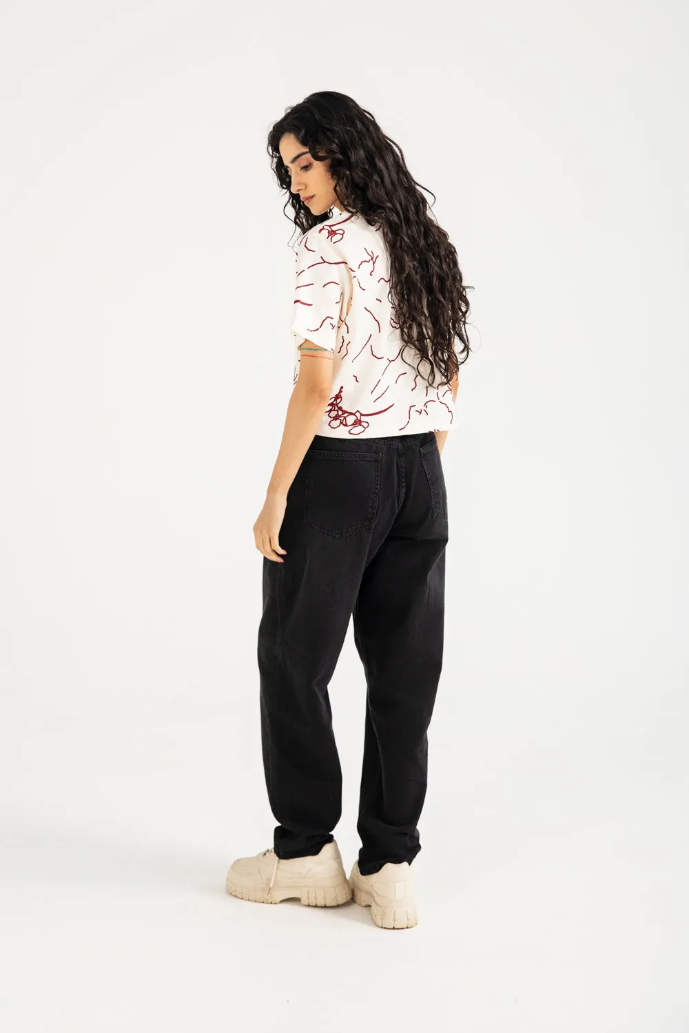 Digital Core PRINTED CROPPED TEE
