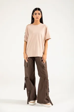 OVERSIZED SHIRT WITH SLEEVE DETAIL Inner Glow QuickAccess Pockets