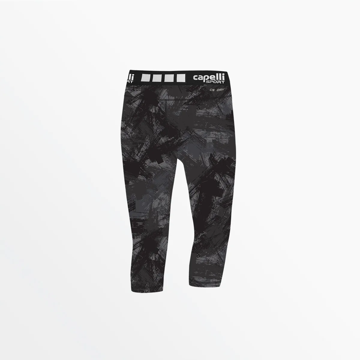 Luxury Mood WOMEN'S CAMO STROKES 3/4 LEGGINGS