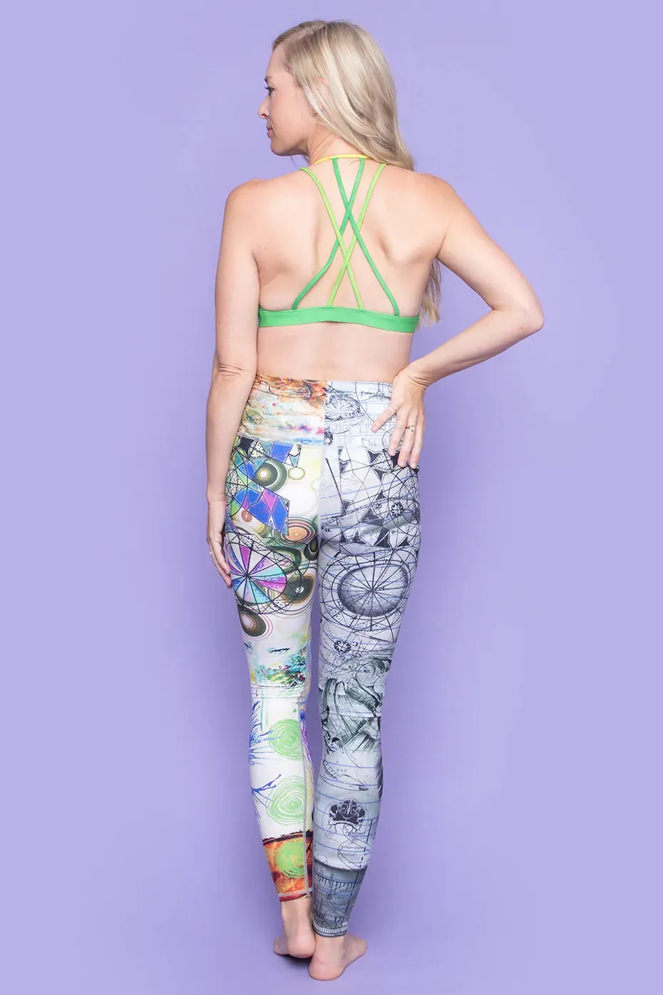Timeless Look Niyama Sol Right Left Brain Barefoot Legging