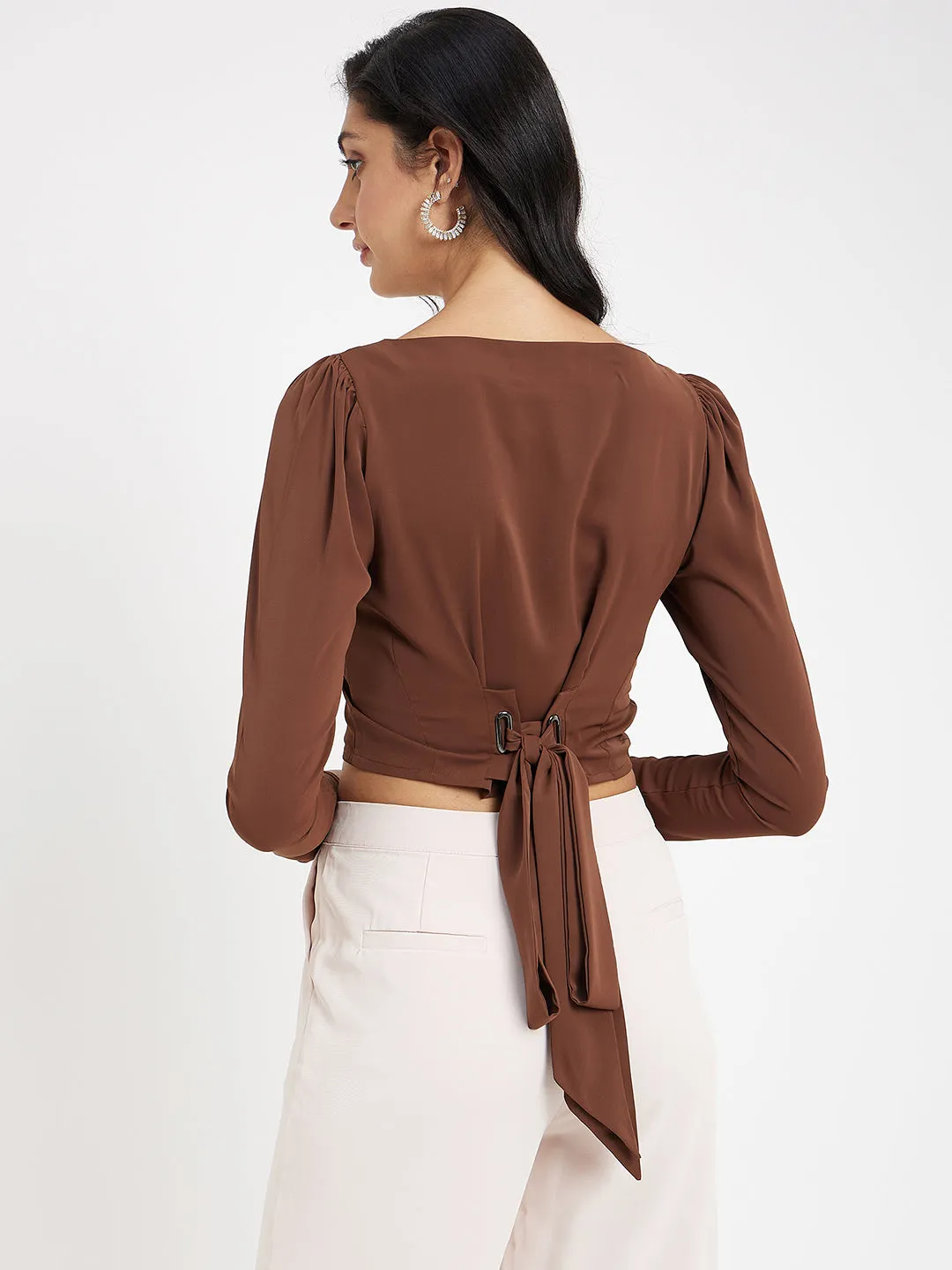 King Mode ThermalRegulating Layer Madame Chocolate Crop Top