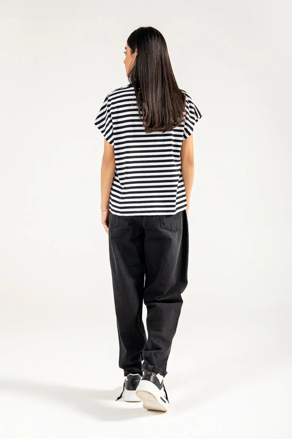 STRIPED KIMONO SHIRT LowBulkFabric