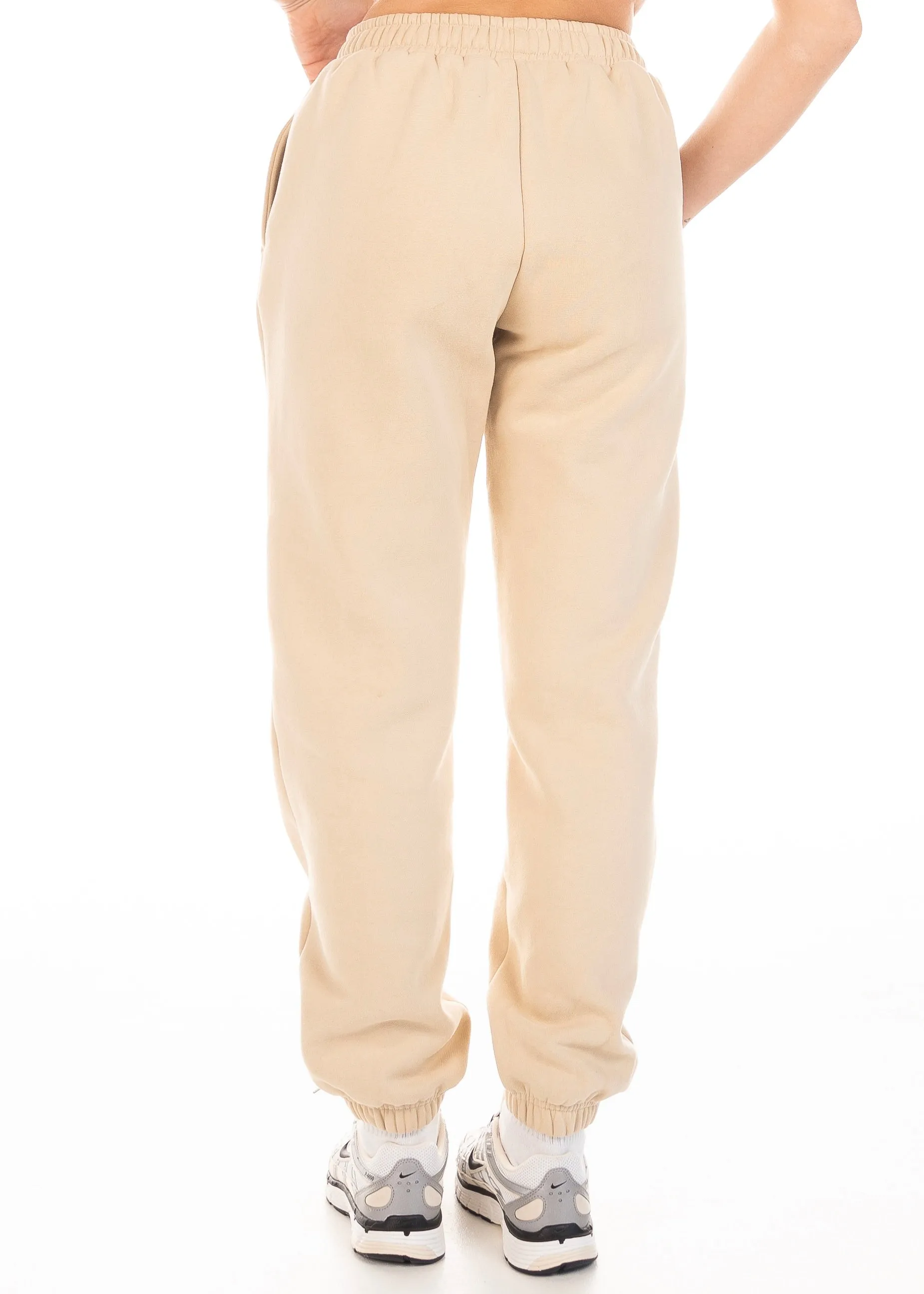Work Ready VELO OVERSIZED TRACKPANTS - SANDY VANILLA