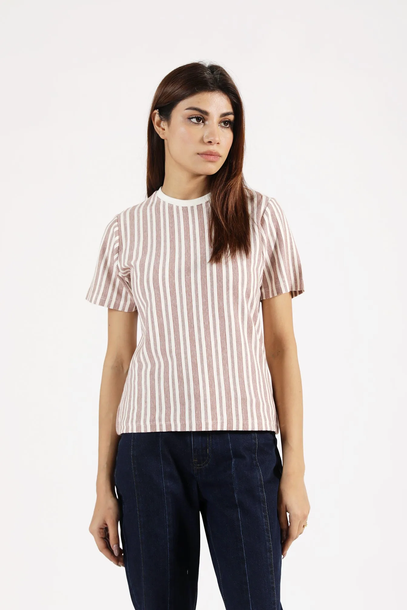 STRIPER REGULAR TEE Warm Fashion DurableSeams