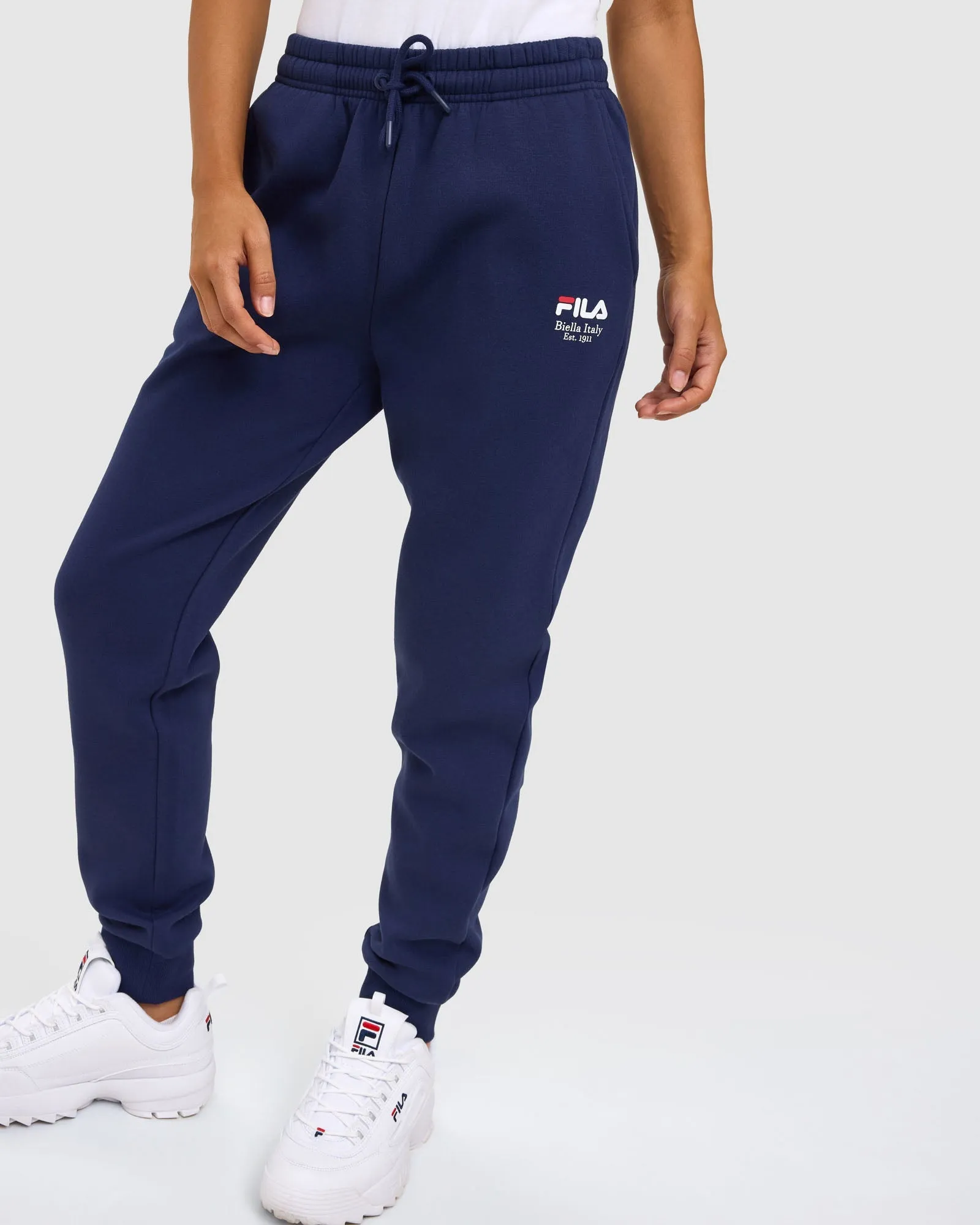 Fila Unisex Florence Navy Trackpants Sporty Comfort Breathable mesh