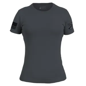 Light and Comfortable sporty and comfortable Basic T-Shirt Women's Slim Fit - Heavy Metal