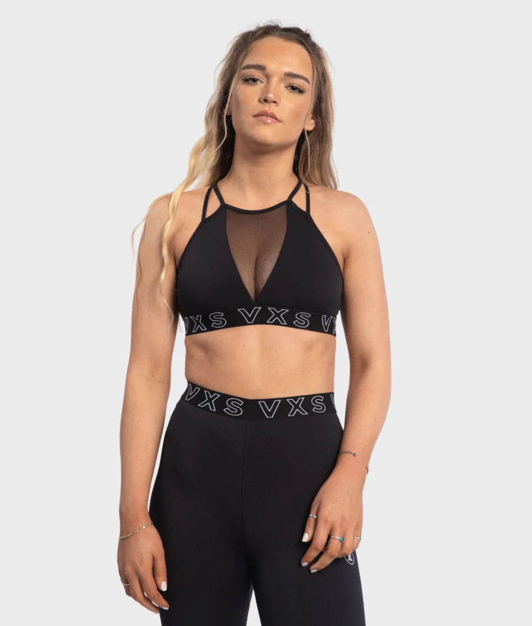 Elegant sports apparel XVX Mesh Bra Adjustable Hook Closures