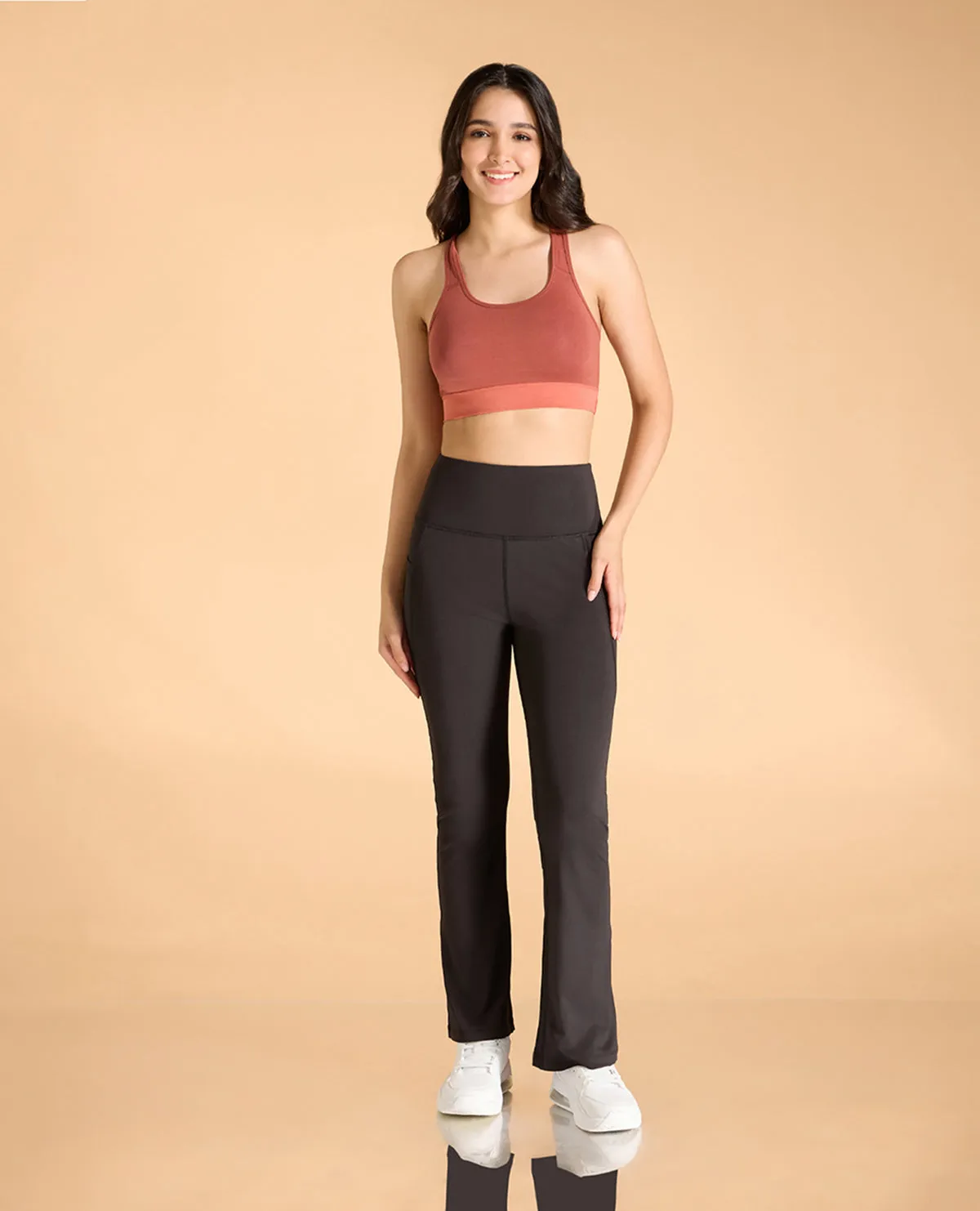 Low Support Cotton Sports Bra Pink Wear under clothes
