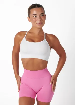Backless seams SUPPORT MINI BRA - WHITE