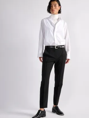 ripstop fabric Everyday Style Black wool Roxy trousers