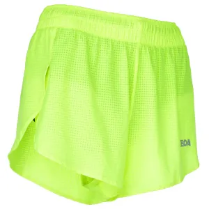 swim trunks Sandals Women's AeroPro 3" Split Shorts - Neon Yellow