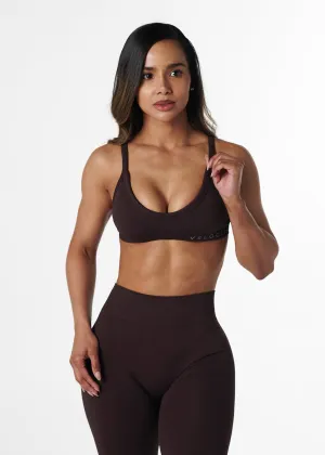 SILHOUETTE BRALETTE - ESPRESSO Secure Design Thick Straps