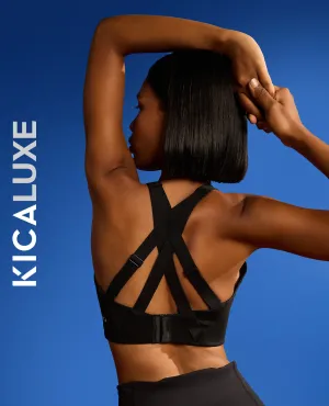 Smooth Structure Luxe Limitless High-Impact Full Coverage Sports Bra Black