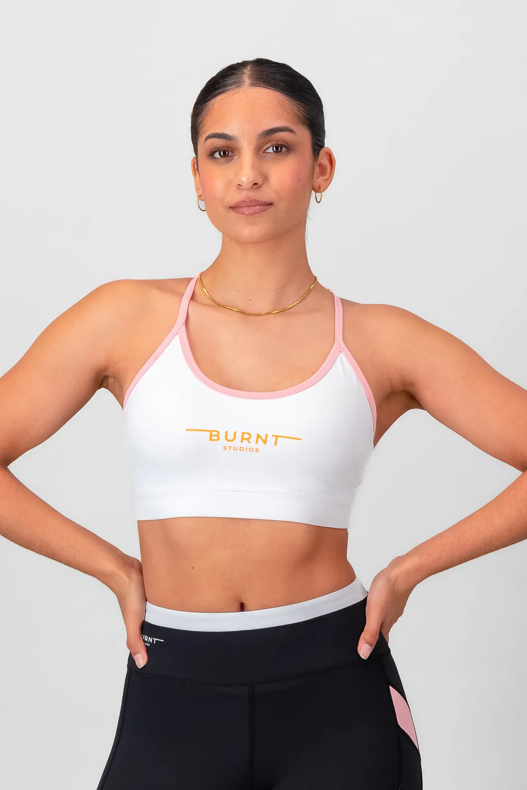 Soft Structure Power Sports Bra - White