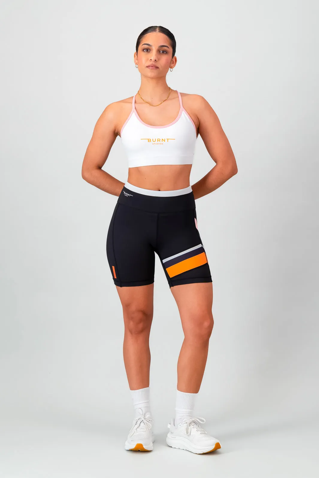 Power Sports Bra - White Easy Fabric