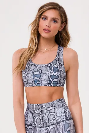 Anti-pilling Onzie Mudra Bra - Black/White Viper Air-permeable