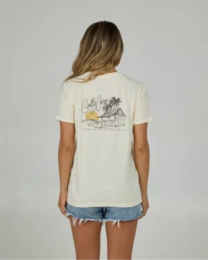 Shape Shack Boyfriend Tee - Off White Loose fitting comfort TemperatureRegulating