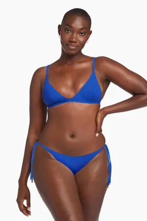 Anti Pilling Surface Racerback Support System Moss Bralette Top - Lagoon EcoRib BT