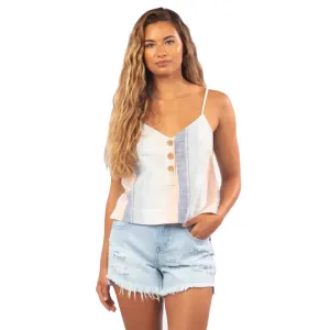 Classic Surf Stripe Cami low precision applications Minimalist Styling
