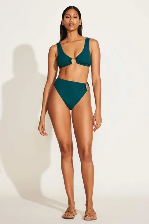 Mesh Ventilation Panels Sun Protection Fabric Lolita Bottom - Emerald EcoRib