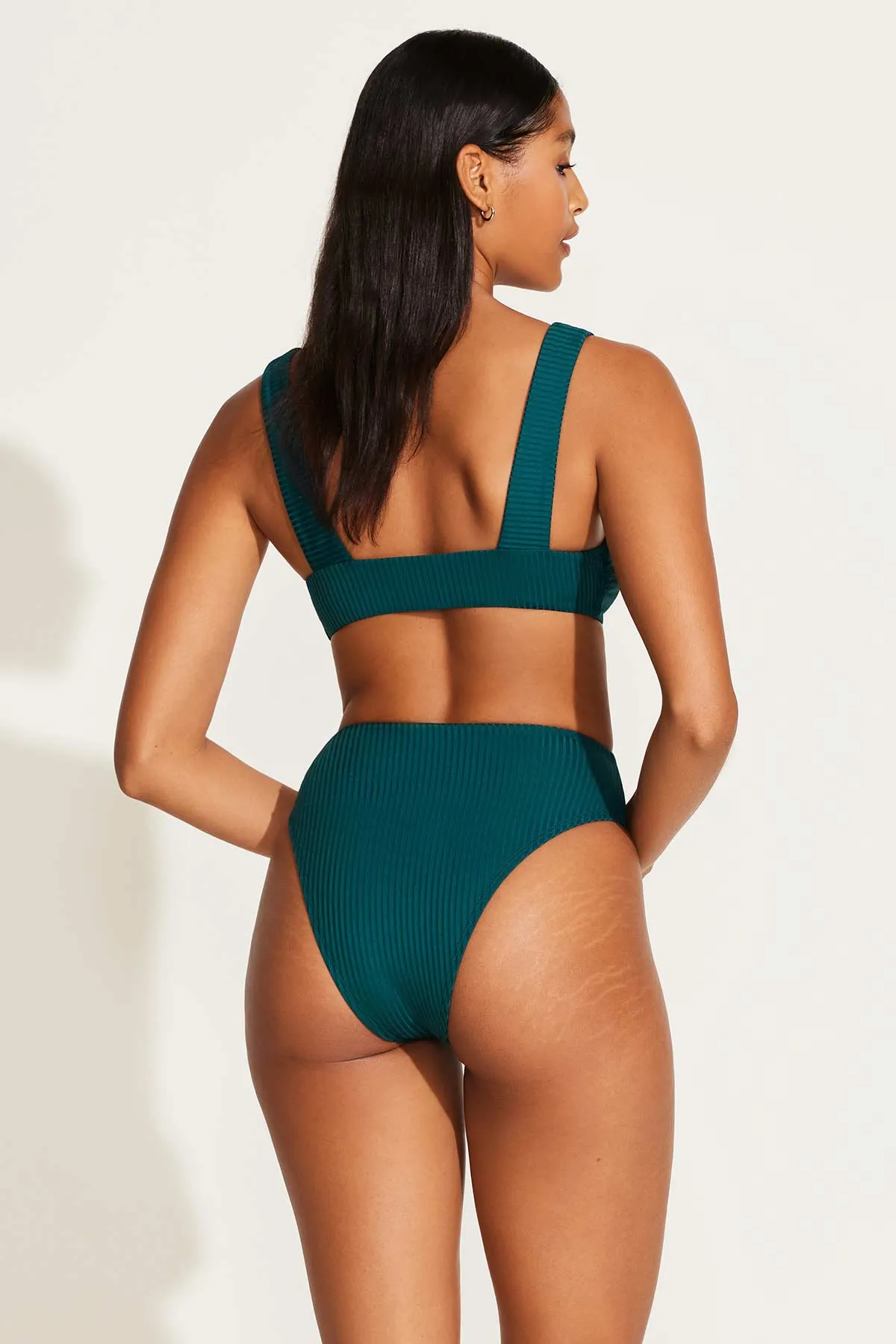 Lolita Bottom - Emerald EcoRib Universal Size Adjuster Adjustable Straps