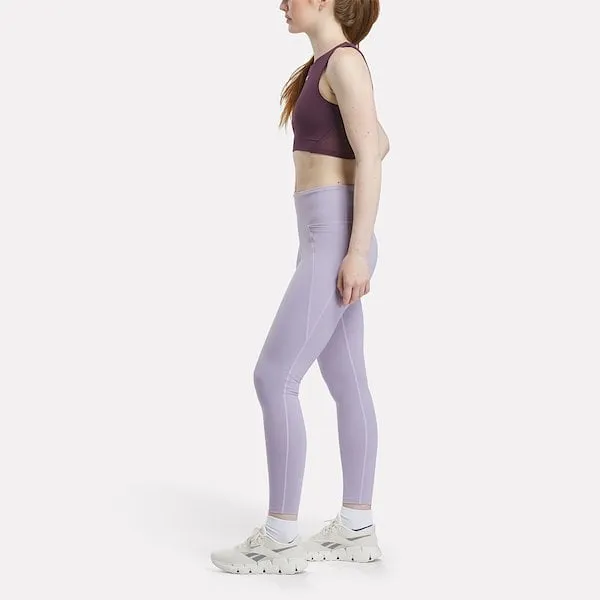 Formal Attire Reebok Women's Lux High Rise Purple Tight Leggings