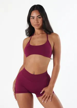 SIGNATURE BRALETTE - BERRY Versatile Wear Non-Irritating Fabric