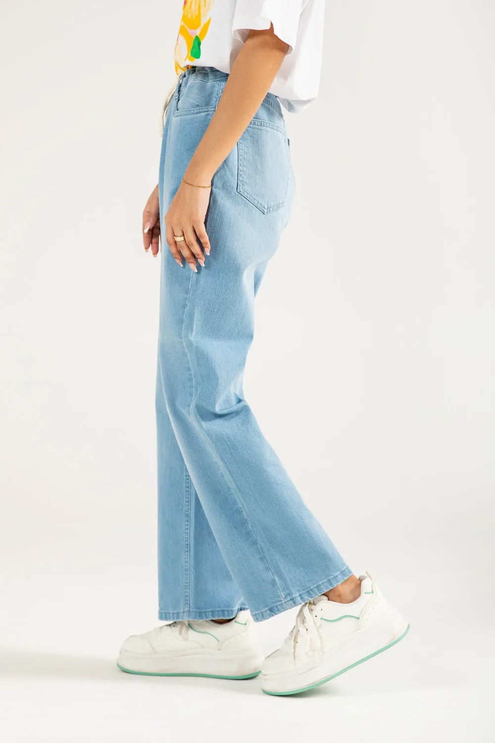 STRAIGHT FIT DENIM Street Style All-Season Wear