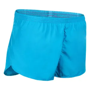 Women's Solid 1" Elite Split Shorts - Vivid Blue TaglessLabeling